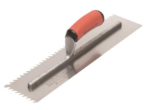 Marshalltown LayFlat 13mm Notch Trowel 16 x 4in