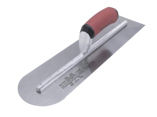 M/T MXS66RED Rounded Concrete Finishing Trowel DuraSoft® Handle 16 x 4in