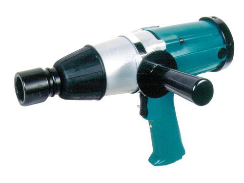 The Makita 6906 3/4in Square Drive Impact Wrench has a heavy-duty construction and a high torque capacity. The tool is ideal for industrial applications and has a reversible function. The tool is double insulated for increased user safety.Supplied with: 1 x Socket 32mm, 1 x Hex Wrench 4mm, 1 x Side Handle and 1 x Carry Case.Specifications:Bit Holder: 3/4in Square.Input Power: 800W.No Load Speed: 1,500/min.Impact Rate: 1,600/bpm.Max. Torque: 588Nm.Max. Socket Size: 36mm A/F, Bolt Range: M16-M22.Weight: 5.6kg.