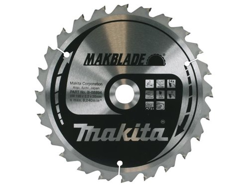 MAK B-05072 MAKBLADE® TCT Circular Saw Blade 260 x 30mm x 40T