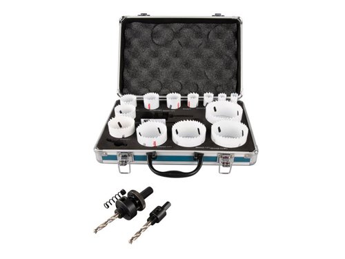 MAK D-47307 Universal Holesaw Set, 16 Piece