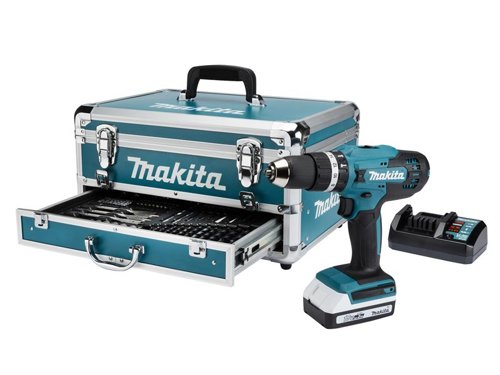 MAK HP488DWAX4 G-Series Combi Drill 18V 1 x 2.0Ah Li-ion + Accessory Set