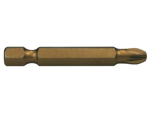 MAK Pozidriv Titanium Bit PZ3 x 50mm Pack of 5
