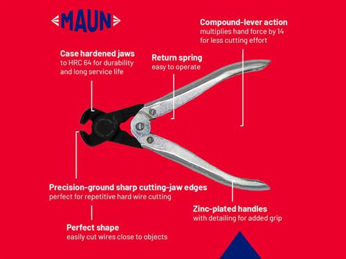 Maun End Cutting Nippers 150mm