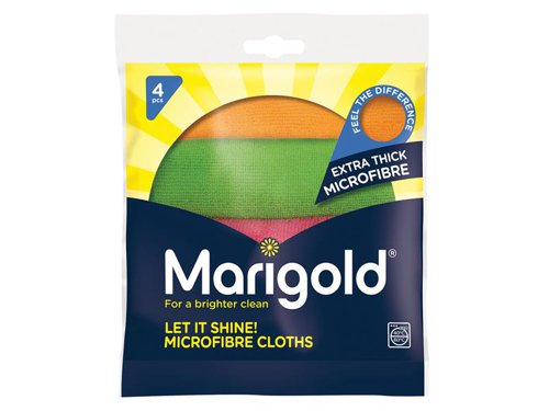 MGD Let It Shine! Microfibre Cloths x 4