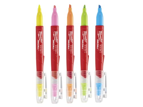 MHT INKZALL™ Highlighter Assorted Colours (Pack 5)