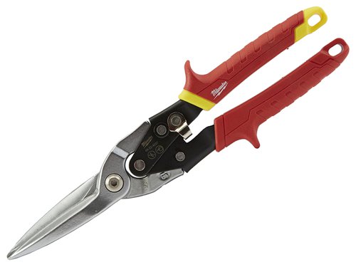 MHT Metal Aviation Snips Extra Long Straight Cut
