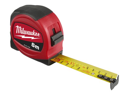 MHT Slimline Tape Measure 8m (Width 25mm) (Metric Only)