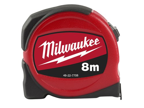 MHT Slimline Tape Measure 8m (Width 25mm) (Metric Only)