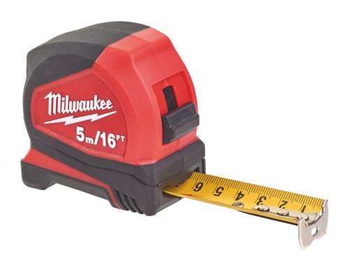 MHT Pro Compact Tape Measure 5m/16ft (Width 25mm)