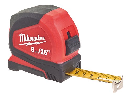 MHT Pro Compact Tape Measure 8m/26ft (Width 25mm)