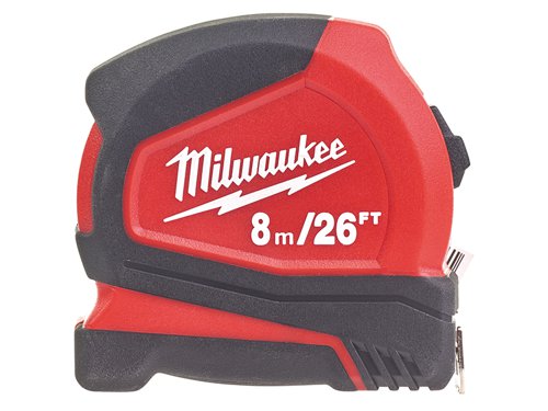 MHT Pro Compact Tape Measure 8m/26ft (Width 25mm)