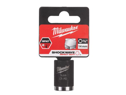 MHT SHOCKWAVE™ Impact Duty Socket 3/8in Drive 14mm