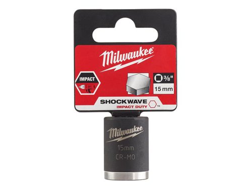 MHT SHOCKWAVE™ Impact Duty Socket 3/8in Drive 15mm