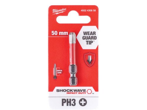 MIL SHOCKWAVE™ Impact Duty Bit PH3 x 50mm