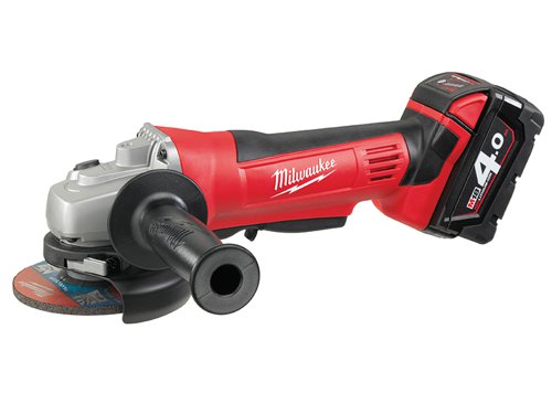 MIL HD18 AG-402 Angle Grinder 115mm 18V 2 x 4.0Ah Li-ion