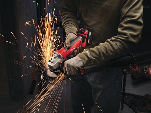 MIL HD18 AG-402 Angle Grinder 115mm 18V 2 x 4.0Ah Li-ion