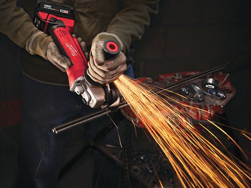 MIL HD18 AG-402 Angle Grinder 115mm 18V 2 x 4.0Ah Li-ion