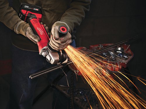 MIL HD18 AG-402 Angle Grinder 115mm 18V 2 x 4.0Ah Li-ion