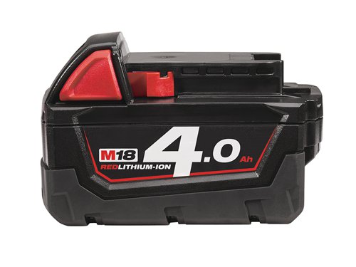 MIL M18 B4 REDLITHIUM-ION™ Slide Battery Pack 18V 4.0Ah Li-ion