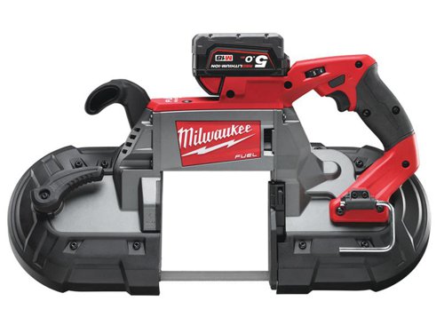 MIL M18 CBS125-502C FUEL™ Deep Cut Bandsaw 18V 2 x 5.0Ah Li-ion