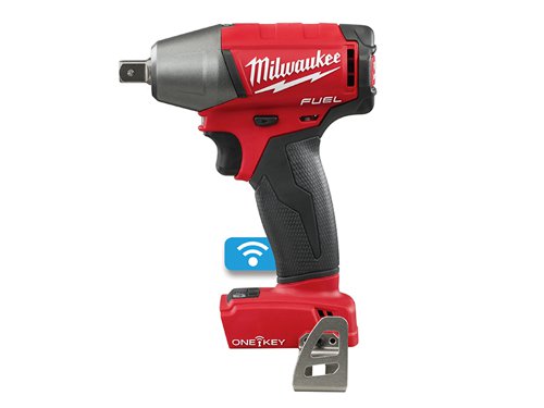 MIL M18 ONEIWP12-0 Fuel™ ONE-KEY™ 1/2in Pin Detent Impact Wrench 18V Bare Unit