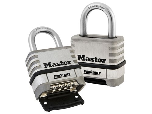 MLK1174D Master Lock ProSeries® Stainless Steel 4-Digit 57mm Padlock