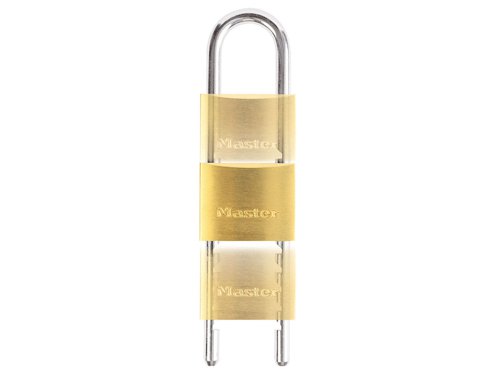 Master Lock Solid Brass 50mm Padlock with Adjustable Shackle