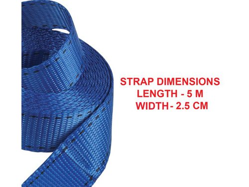 MLK3379ECOL Master Lock Lashing Strap with Metal Buckle, Coloured 5m 150kg (Pack 2)