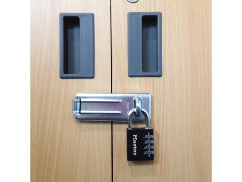 MLK Black Finish 40mm 4-Digit Combination Padlock