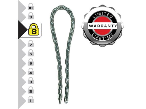 Master Lock 8016E Hardened Steel Chain 1m x 8mm