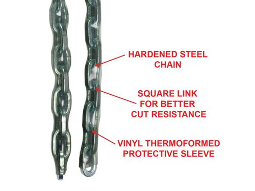 Master Lock 8016E Hardened Steel Chain 1m x 8mm