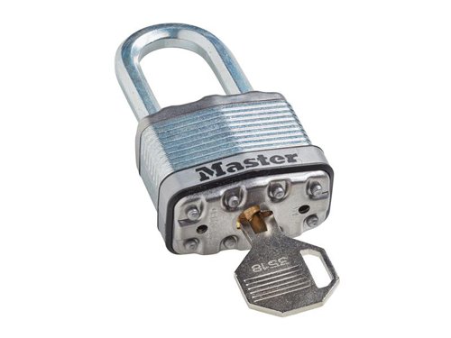 MLK Excell™ Laminated Steel 45mm Padlock 4-Pin - 38mm Shackle