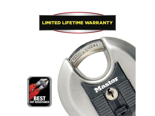 MLK Excell™ Stainless Steel Discus 70mm Padlock