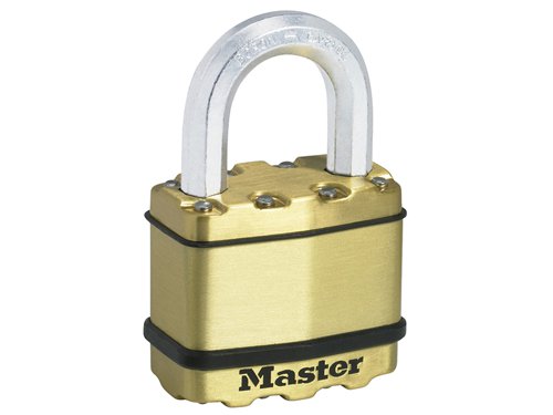 Master Lock Excell™ Brass Finish 50mm Padlock 4-Pin