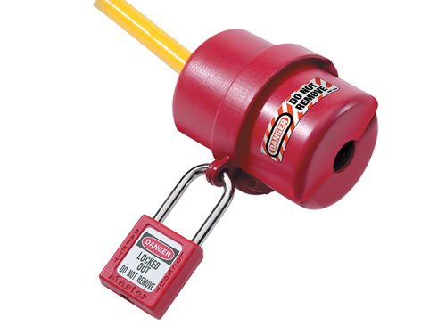 MLKS487 Master Lock Lockout Electrical Plug Cover Small for 120V - 240V