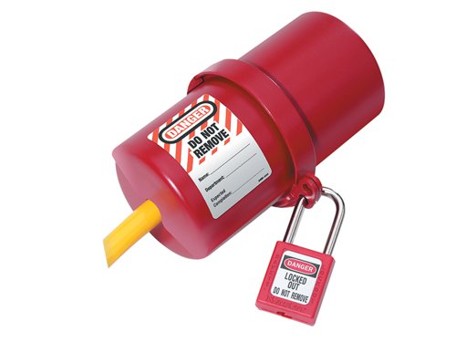 MLKS488 Master Lock Lockout Electrical Plug Cover Large for 240V - 550V
