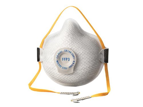 MOL Air Seal FFP3 R D Valved Reusable Mask (Pack of 8)