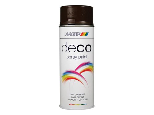 MOTIP® Deco Spray Paint High Gloss RAL 8017 Chocolate Brown 400ml