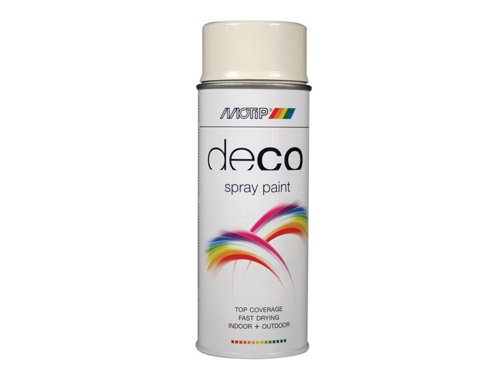 MOTIP® Deco Spray Paint High Gloss RAL 9002 Grey White 400ml