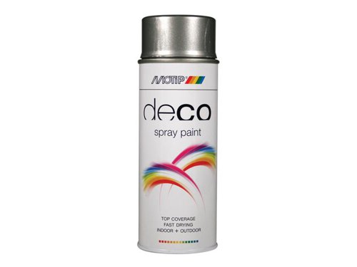 MOTIP® Deco Spray Paint High Gloss RAL 9007 Grey Aluminium 400ml