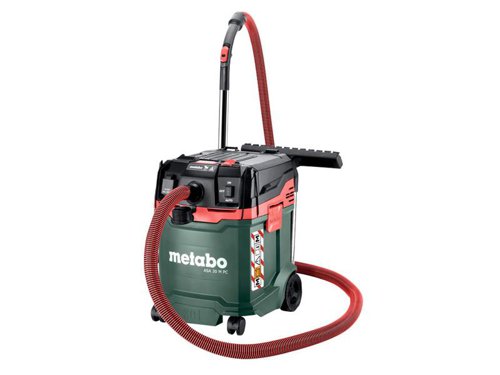MPTASA30MPC Metabo ASA 30 M PC All-Purpose Vacuum with Power Tool Take Off 30 litre 1200W 110V
