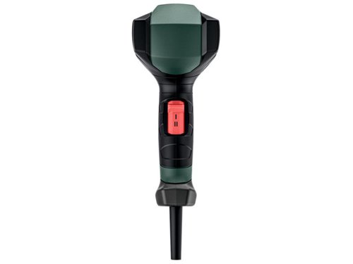 The Metabo H16-500 heat gun has a powerful motor with optimum device cooling with 2 heating and 3 blower levels. The ergonomic design and rubber-coated handle provides ideal handling and a safe stationary application due to large non-slip floor space.Ideal for many applications including:- Dust-free removal of all metal and wood varnished coats.- Drying fresh varnished coats and filler compounds.- Thawing frozen water pipes etc.- Crimping cable ends.- Repairing welding tents, boats and other similar applications.High service life due to easy-to-clean air filter.Specifications:Air volume: 240 / 450L/min.Air temperature: 300 / 500° C.Rated input power: 1.600W.Weight (without power cable): 700g.