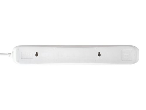 These Masterplug White Extension Leads offer exceptional value for money. Rounded slimline appearance with safety shuttered sockets. They also feature wall-fixing slots. Ideal for home use.Available with either 4- or 6-sockets and both have a 2m cable. Manufactured to BS 1363-2.1 x Masterplug Extension Lead 240V 6-Gang 13A White 2m