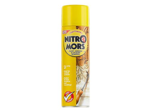 Nitromors Craftsman's Paint, Varnish & Lacquer Remover 500ml Aerosol