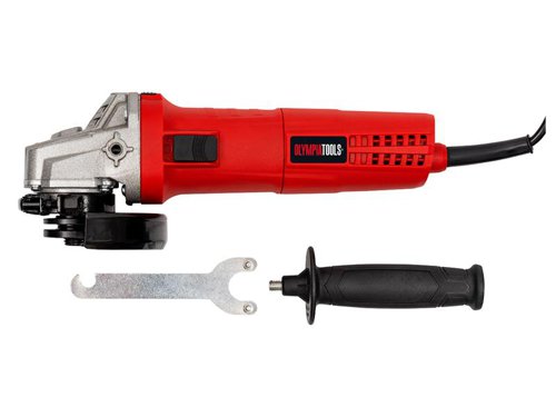 This Olympia Tools® Angle Grinder 115mm 650W 240V has a powerful motor and all-metal gearbox for increased durability. A spindle lock system enables you to change the disc quickly. The body features a soft grip section and there is also a 3-position, soft grip, side handle for increased control. Fitted with a tool-less disc guard for increased safety during operation.Specifications:Input Power: 650W.No Load Speed: 12,000/min.Disc Diameter: 115mm (4.1/2in).Spindle Thread: M14.Weight: 1.87kg.