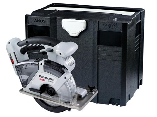 PAN45A2XMT32 Panasonic EY45A2XMT32 Metal Circular Saw 135mm & Systainer Case 18V Bare Unit