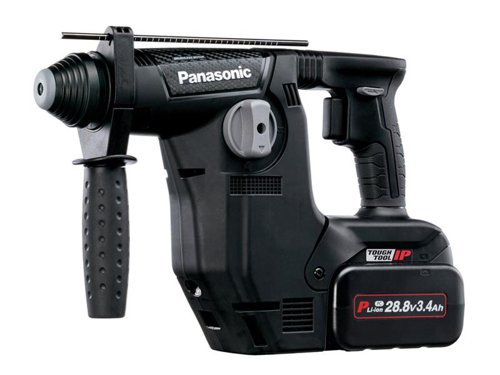 The Panasonic EY7881 SDS Plus Rotary Hammer is fitted with a brushless motor for increased power and lifetime. Ensures efficiency, durability and comfort for the tough demands of professionals. It has a compact, lightweight body ensures easy handling, even in overhead applications. The soft grip handle features a vibration dampening area for less fatigue in serial drilling applications.Specifications:No Load Speed: 0-560/0-680/0-840/min.Impact Rate: 0-2,950/0-3,600/0-4,400/bpm.Max. Impact Energy: 1.4/2.3/3.3 joules.Weight: without DCS 3.9kg, with DCS 4.8kg.The Panasonic EY7881PC2S SDS Plus Rotary Hammer is supplied with:2 x 28.8V 3.4Ah Li-ion Batteries.1 x EY0L82 Universal Charger.1 x Systainer Case.The Systainer Case System is widely used in the power tool industry by Festool, Mafell and other brands, so the tradesman can stack and connect our cases with any of the other Systainer cased brands.