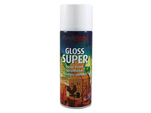 PKT Gloss Super Spray White RAL 9016 400ml