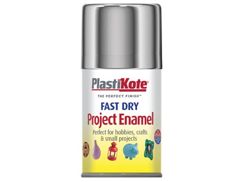 PKT Fast Dry Enamel Aerosol Chrome 100ml